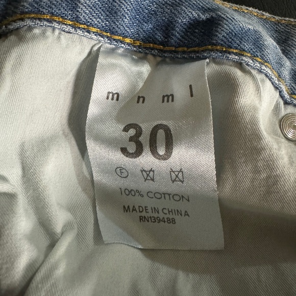 MNML Denim Star Jeans Sz 30 - Picture 3 of 8
